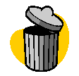 An animated gif of trashcan opening and closing.
