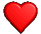 An animated gif of spinning red heart.